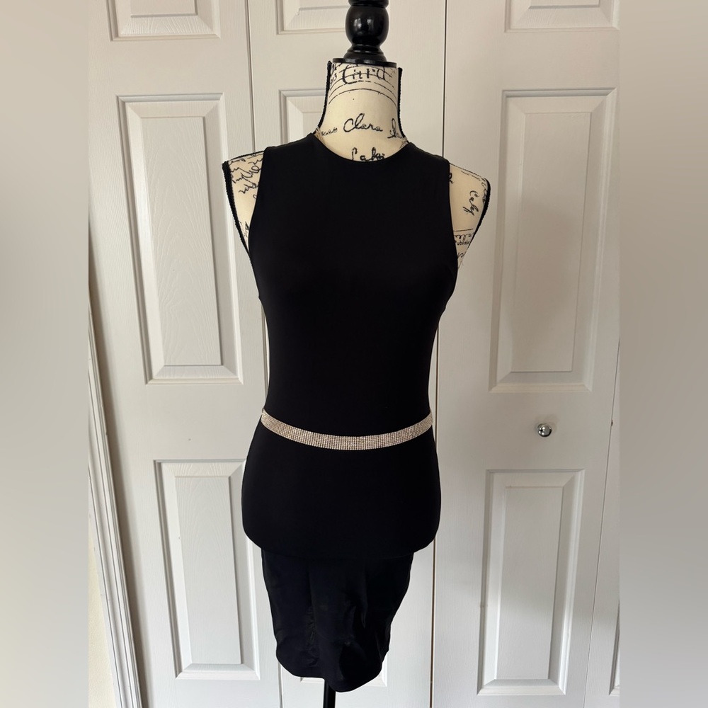 Black stretch Zara mini dress